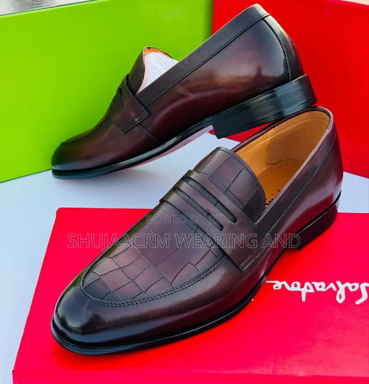 Viatu Vya Ngozi Original/Berluti Brand