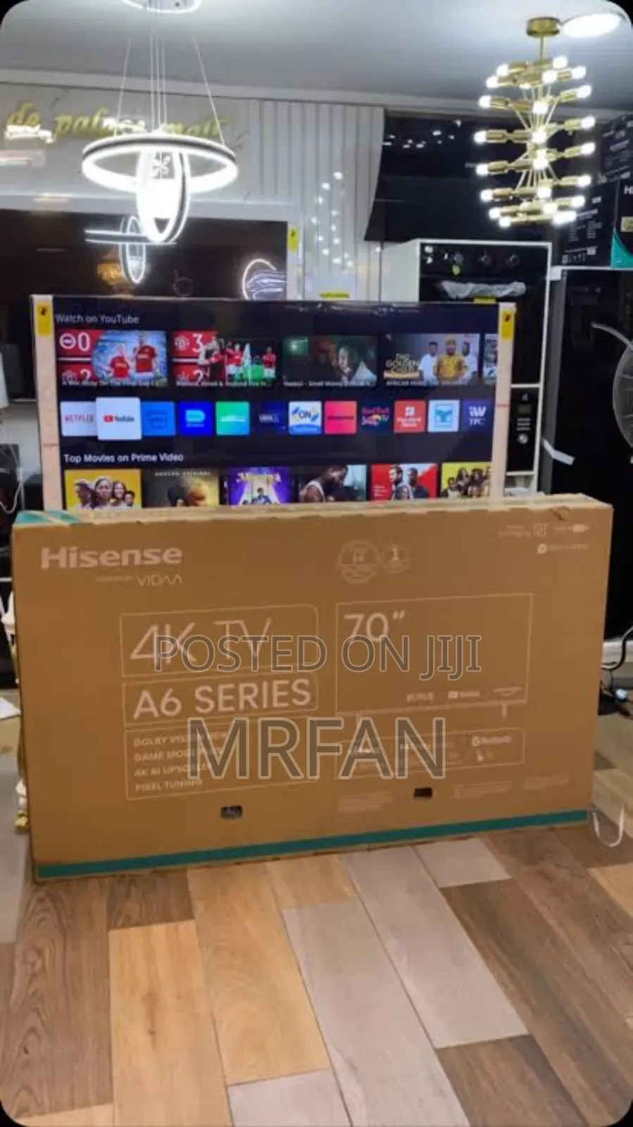 Hisense Smart Tv Uhd 70 Inch New