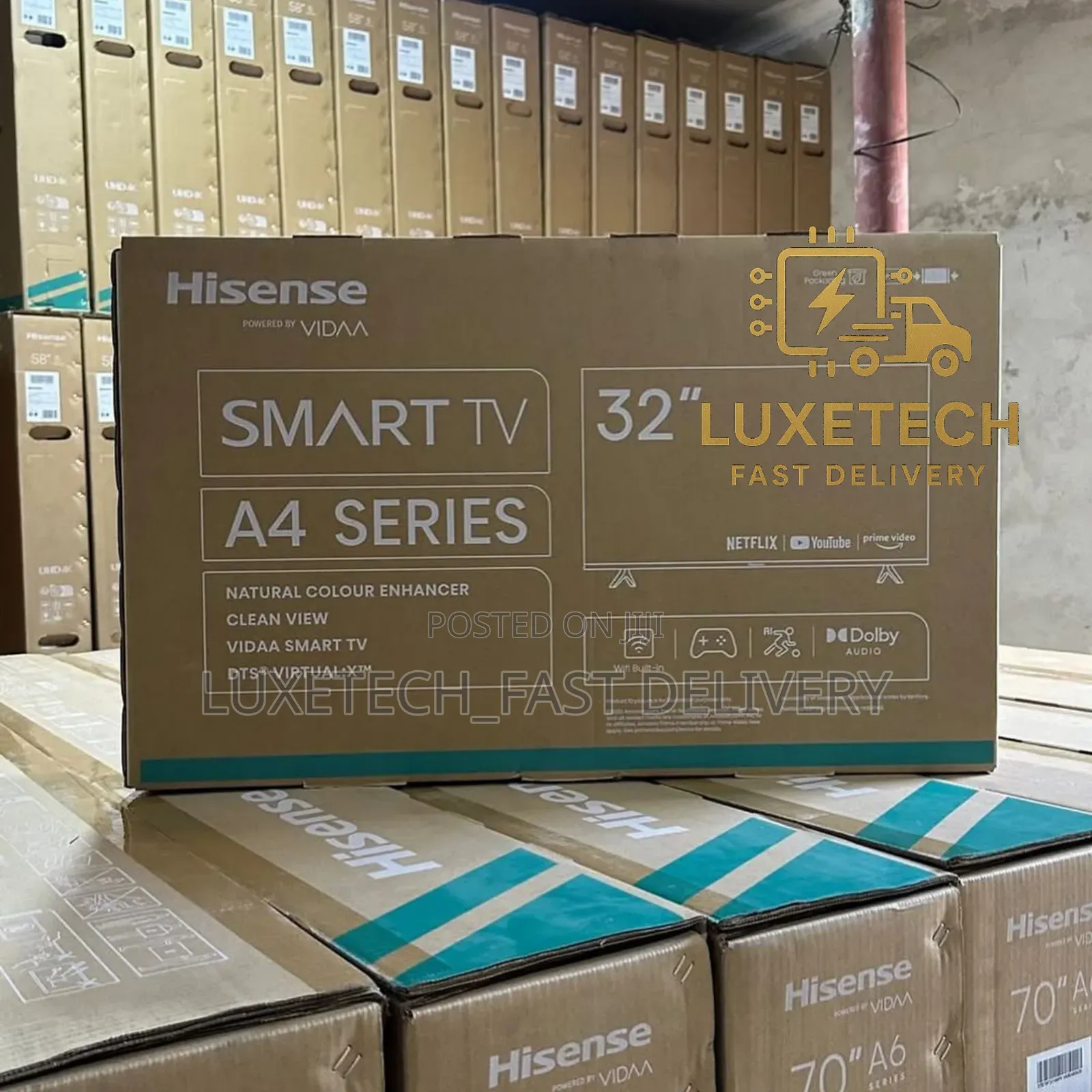 Hisense 32" Smart Tv Frameless