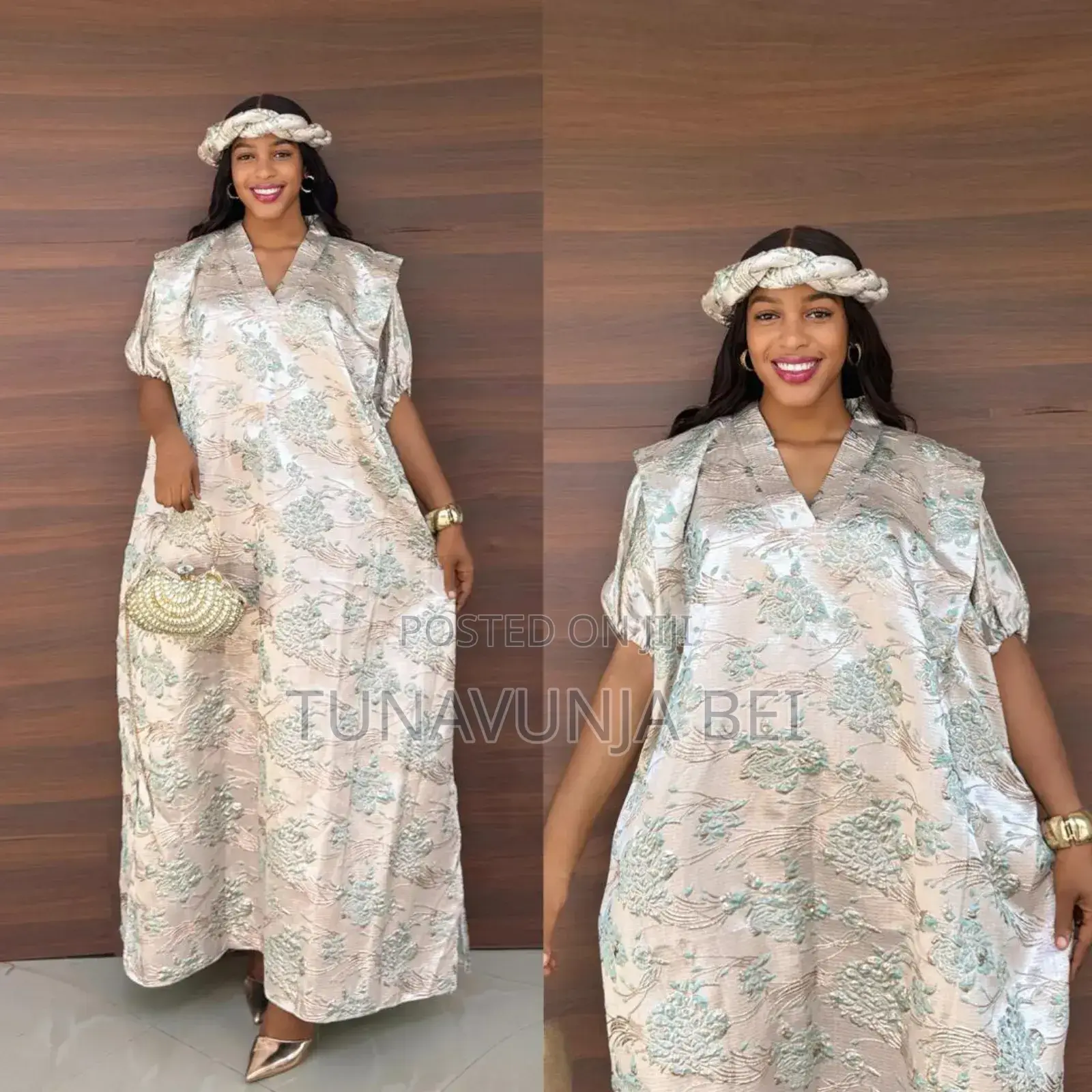 Brocader Dress / Gauni Nzuri Za Kikee