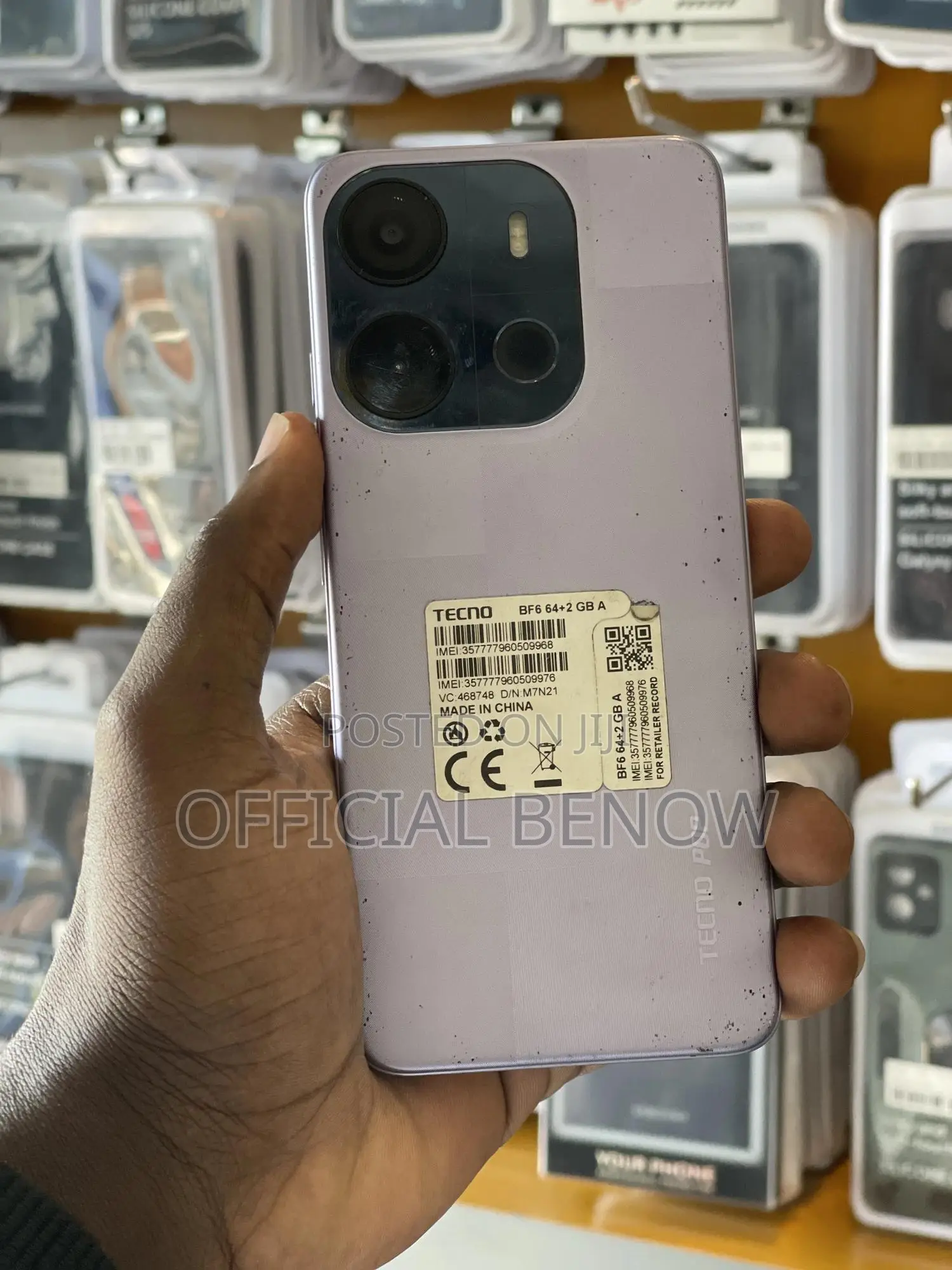Tecno Pop 7 64 GB Purple