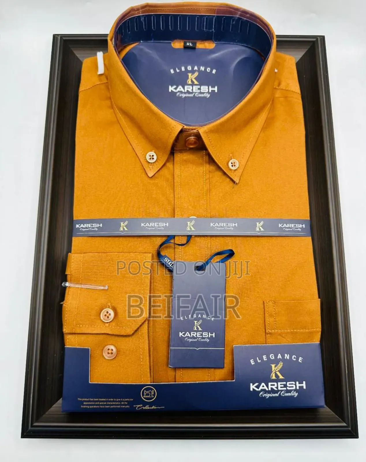 Plain Shirts Down Buttons High Quality