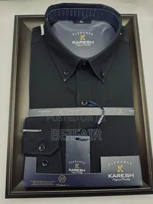Plain Shirts Down Buttons High Quality