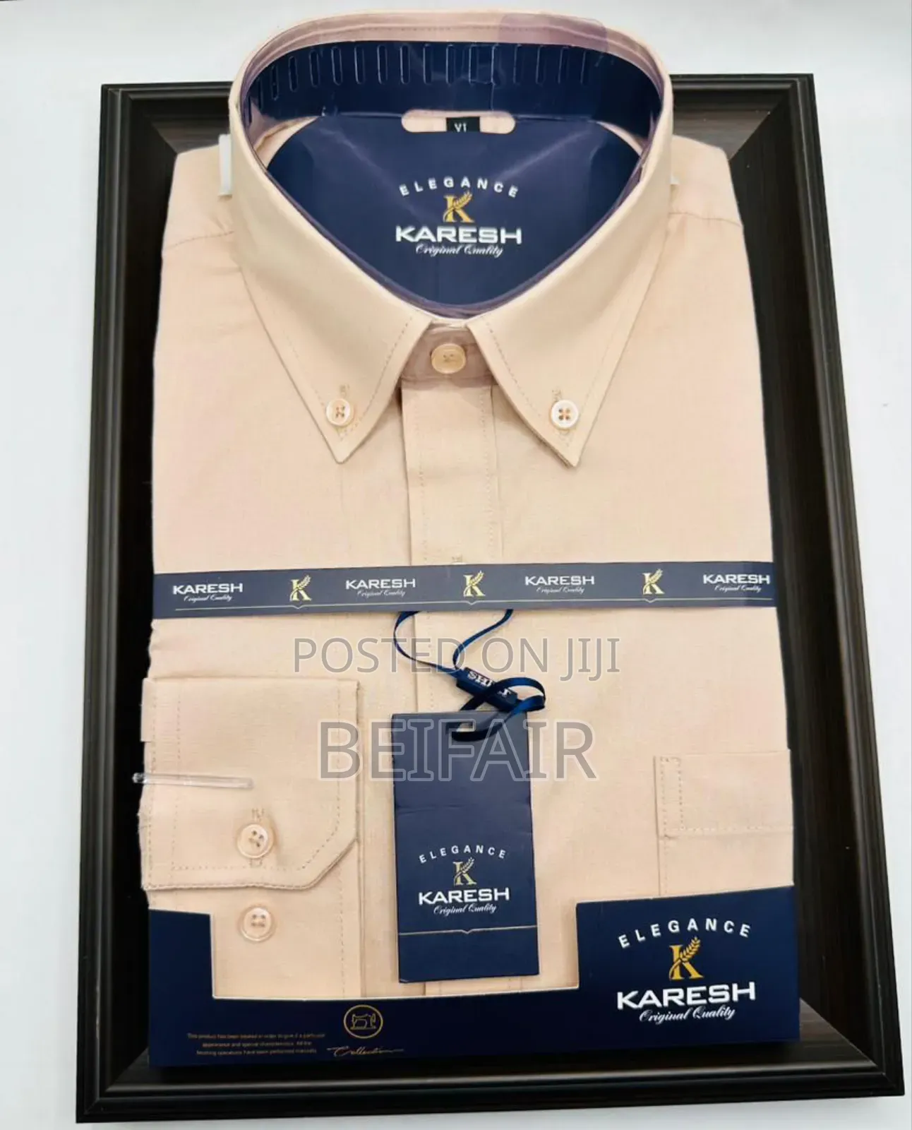 Plain Shirts Down Buttons High Quality