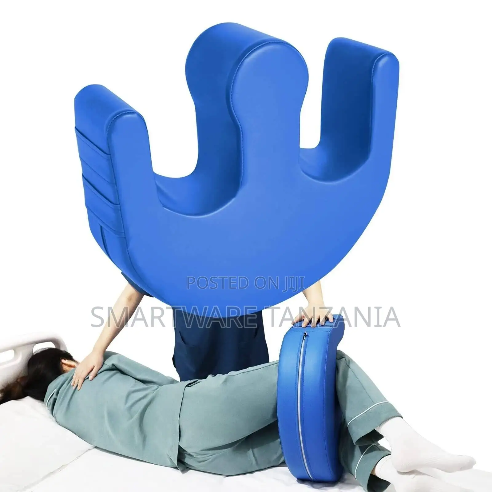 Elderly Bed Roll Over Pillow to Support Cleaning Up Patients