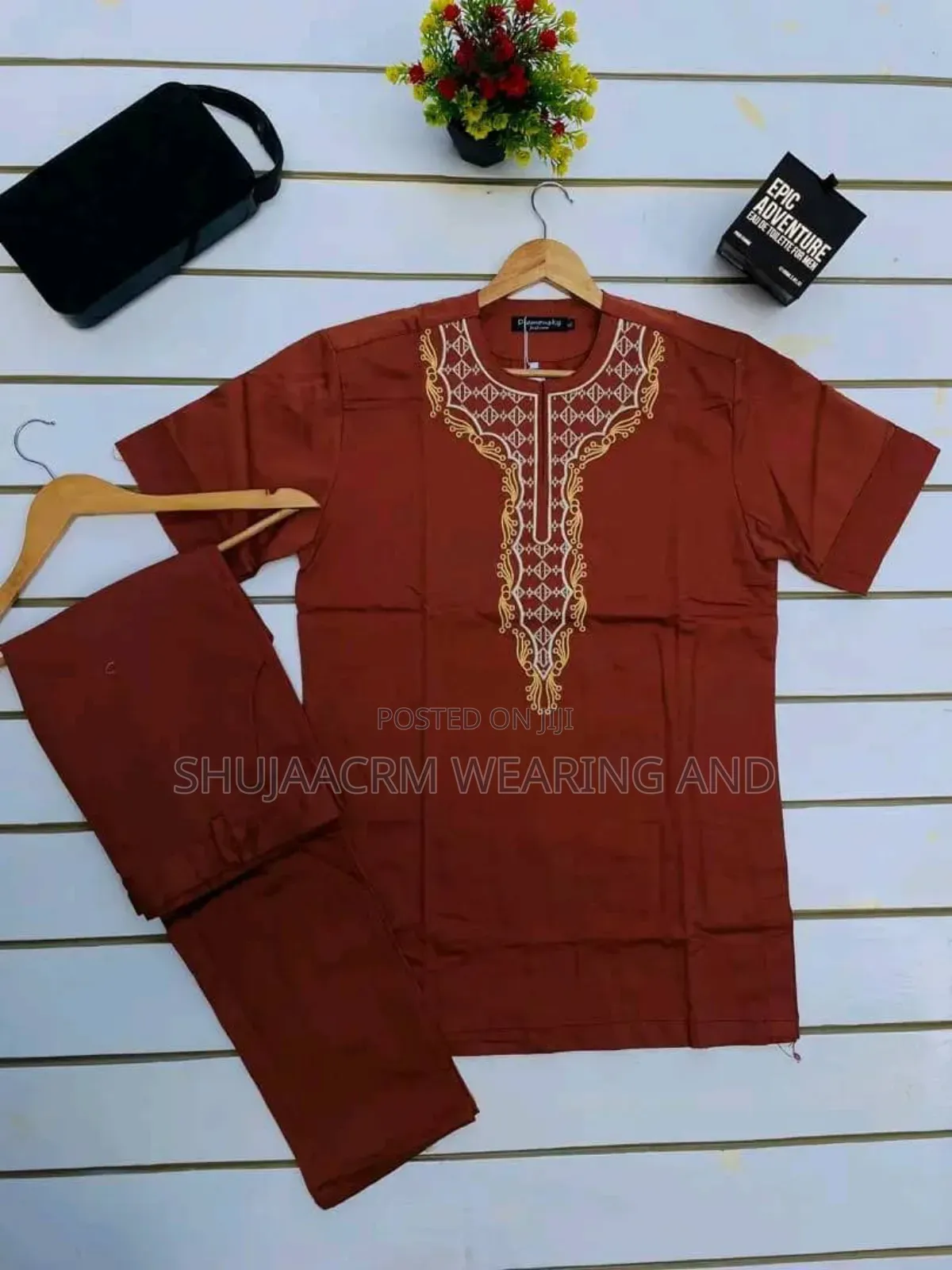 Short Sleeve Nigerian Fulls/Za Mikono Mifupi
