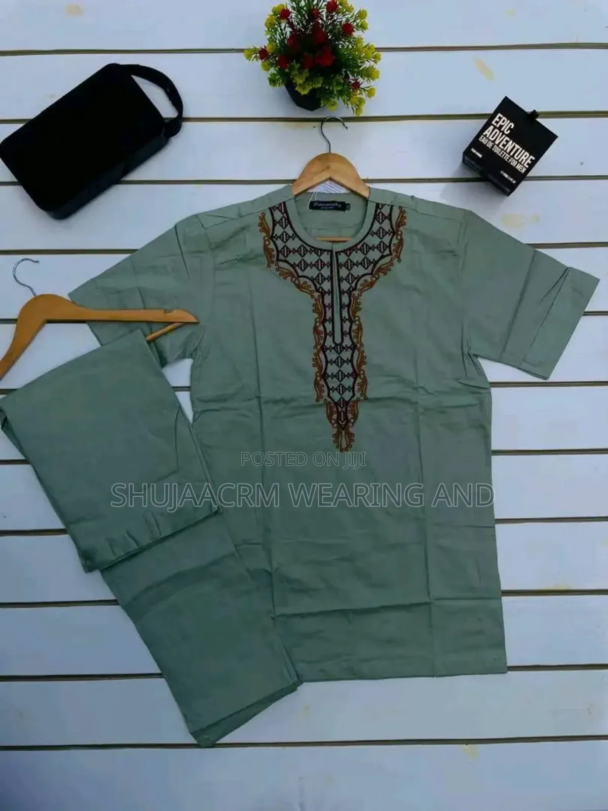 Short Sleeve Nigerian Fulls/Za Mikono Mifupi