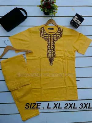 Short Sleeve Nigerian Fulls/Za Mikono Mifupi