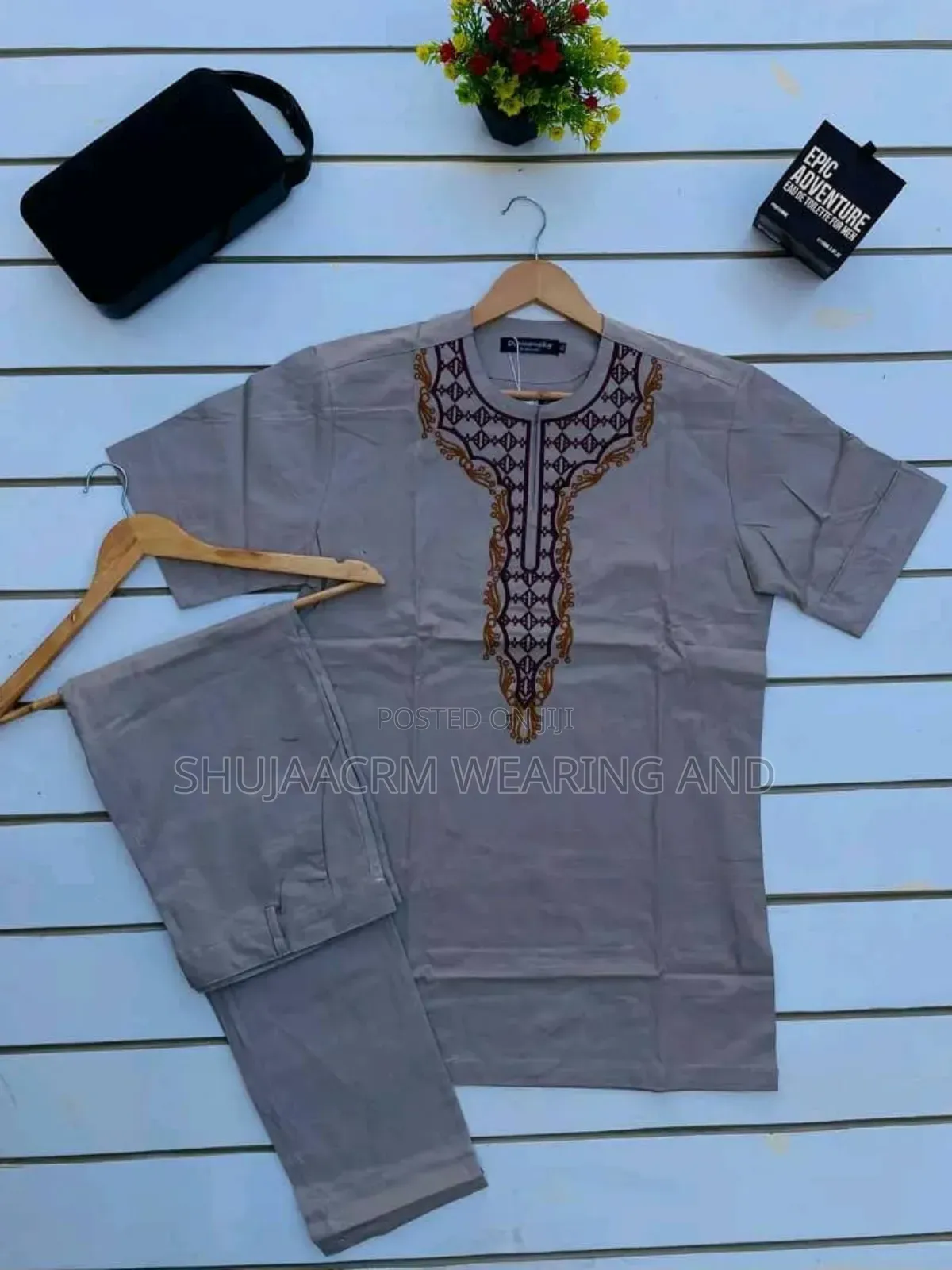 Short Sleeve Nigerian Fulls/Za Mikono Mifupi