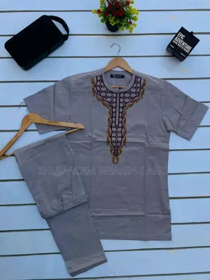 Short Sleeve Nigerian Fulls/Za Mikono Mifupi