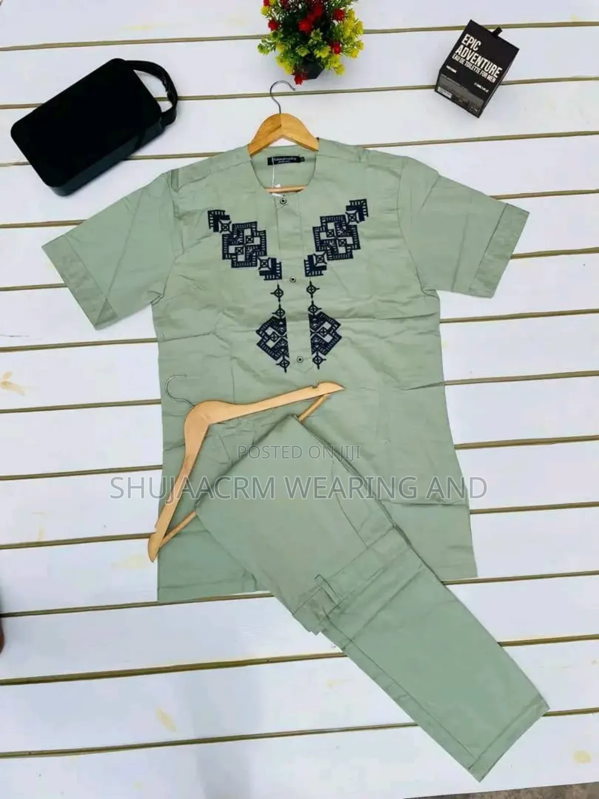 Short Sleeve Nigerian Fulls/Za Mikono Mifupi