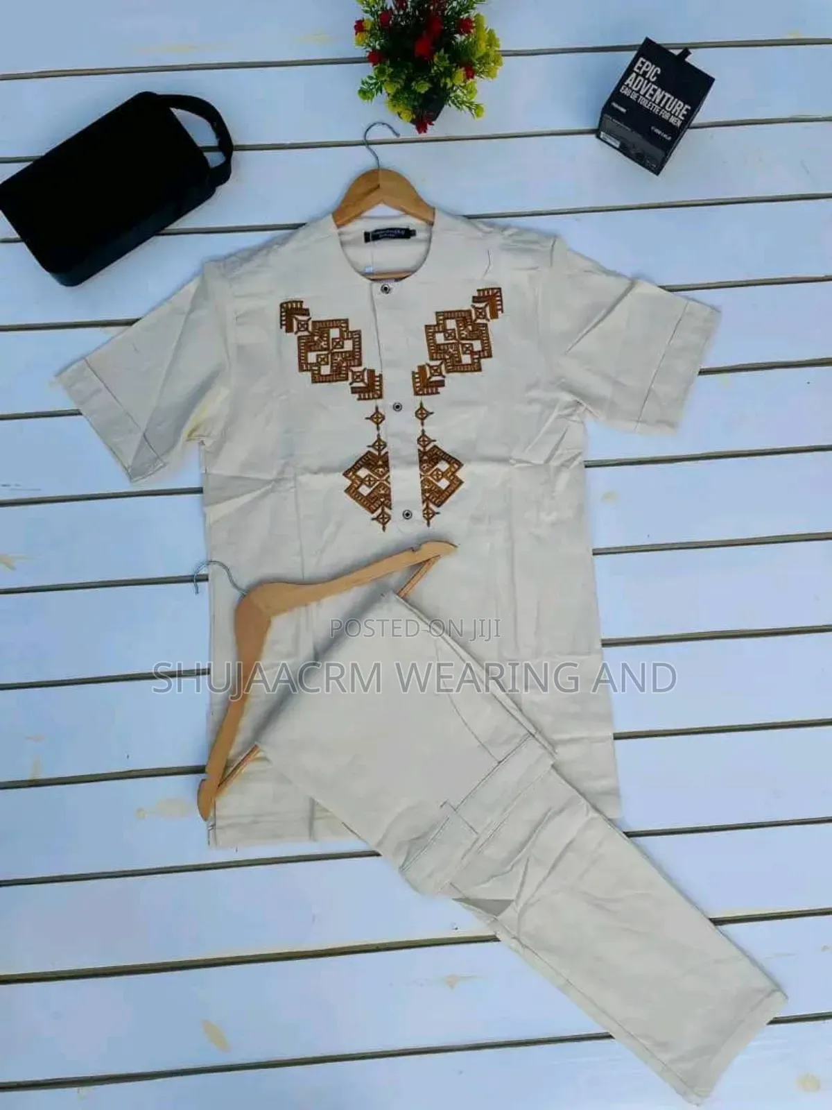 Short Sleeve Nigerian Fulls/Za Mikono Mifupi
