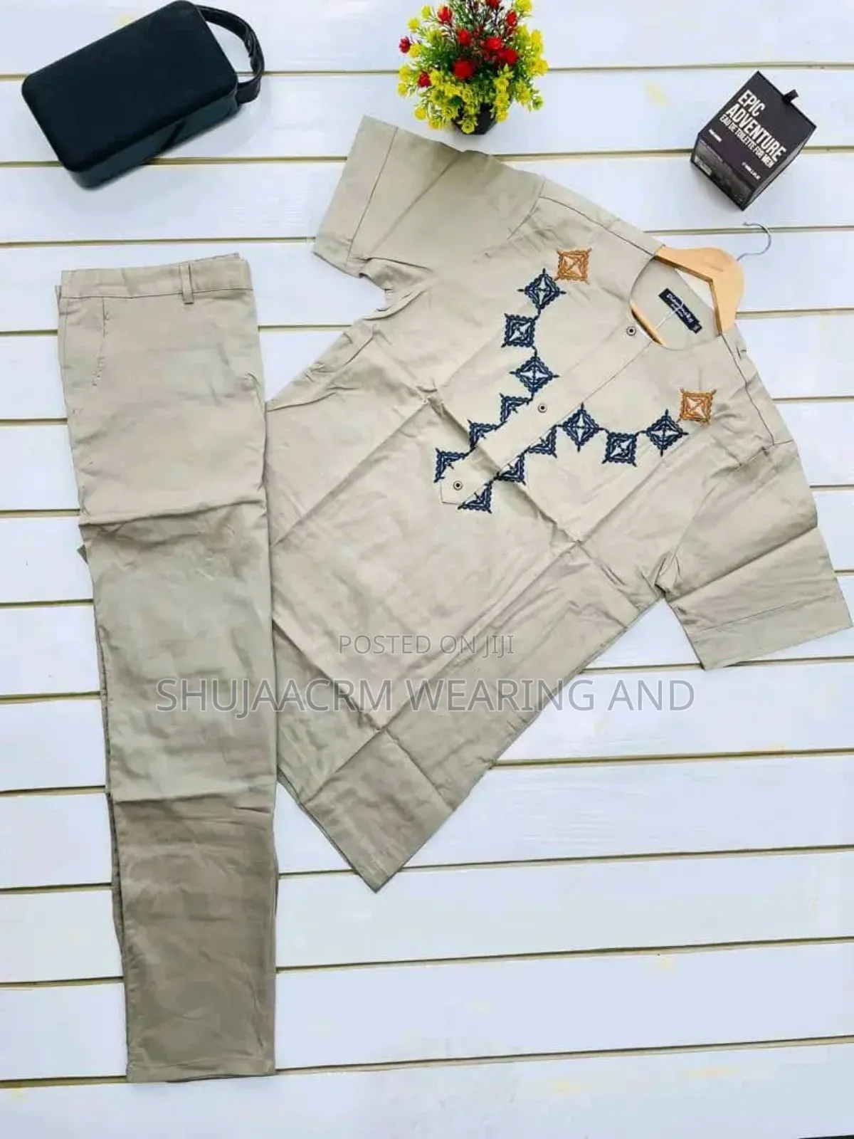 Short Sleeve Nigerian Fulls/Za Mikono Mifupi