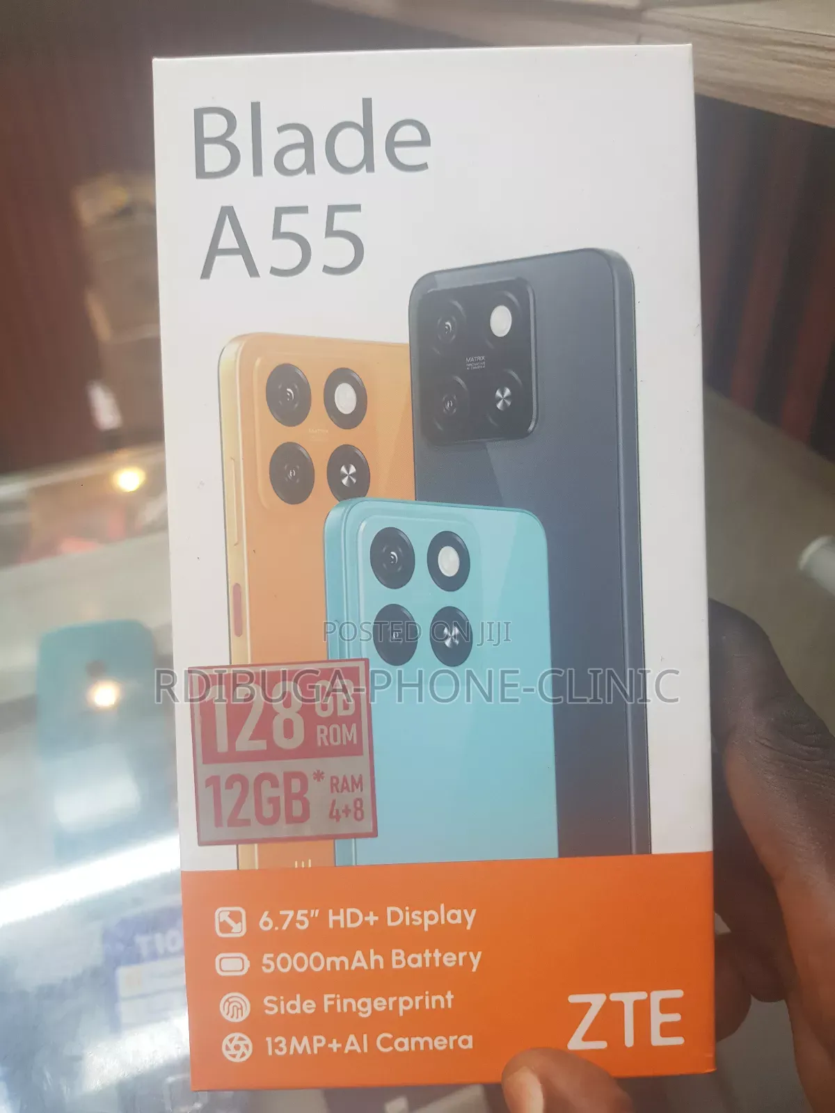 New ZTE Blade A55 128 GB Black