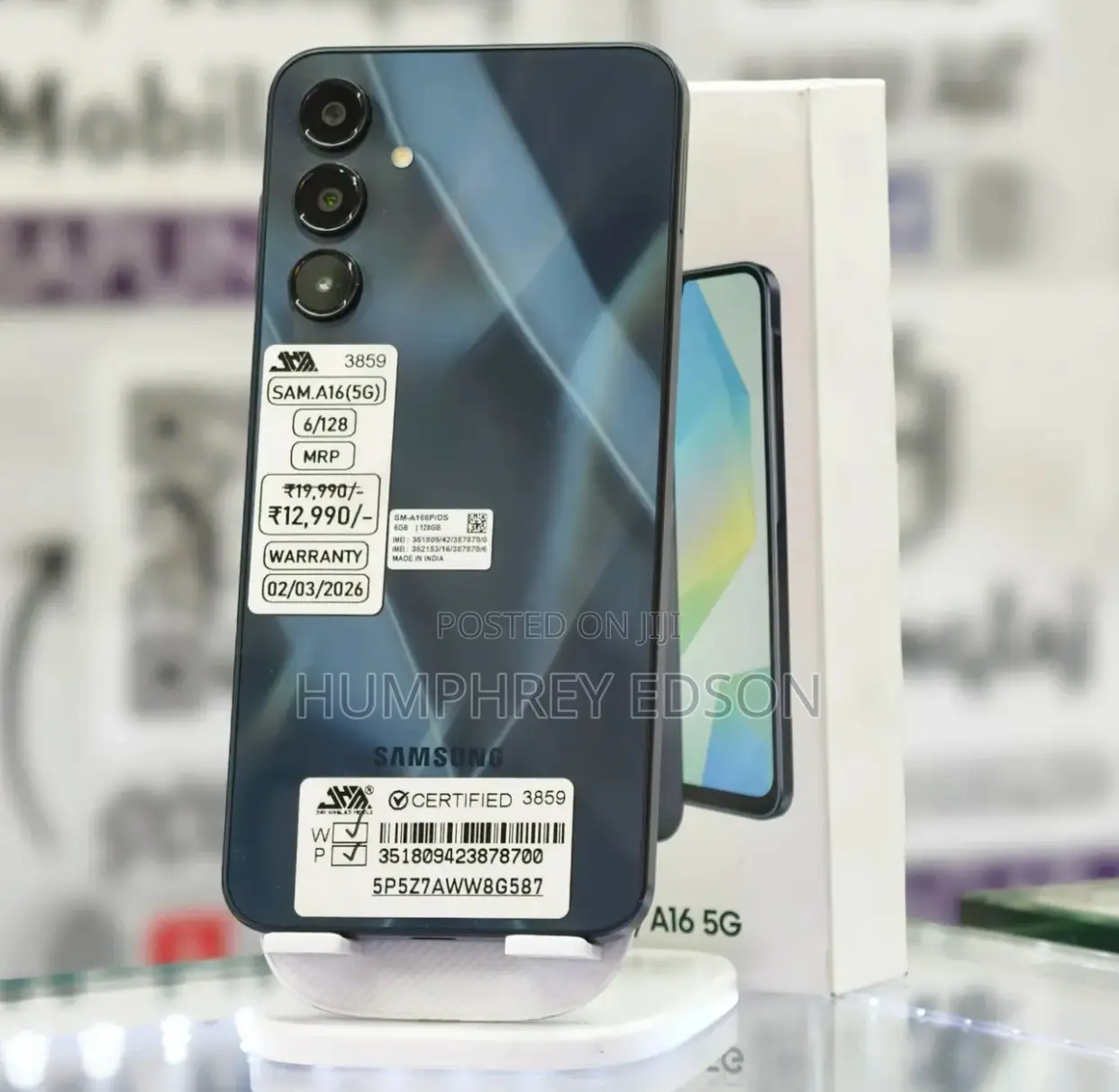 New Samsung Galaxy A16 128 GB Black
