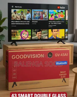 Goodvision 43” Smart Tv - Double Glass