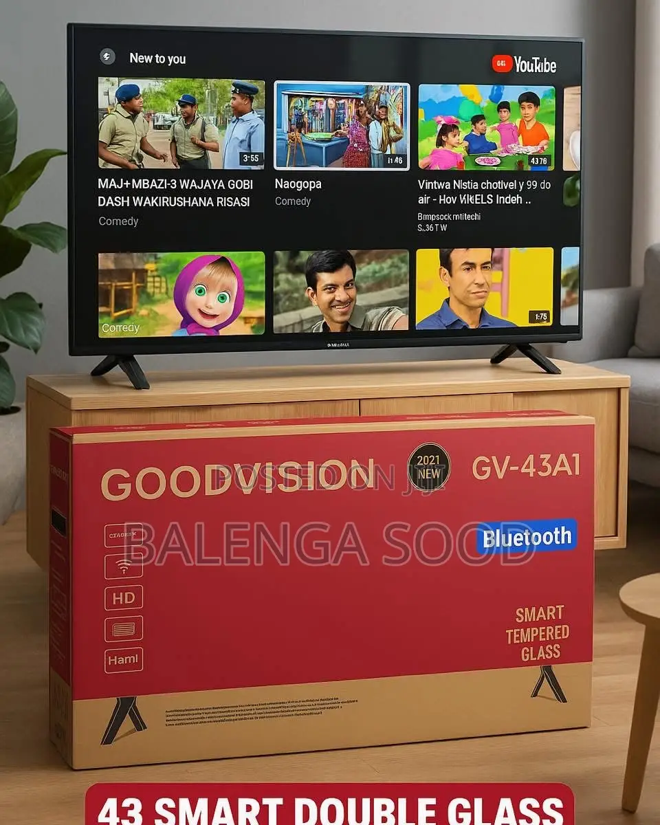 Goodvision 43” Smart Tv - Double Glass