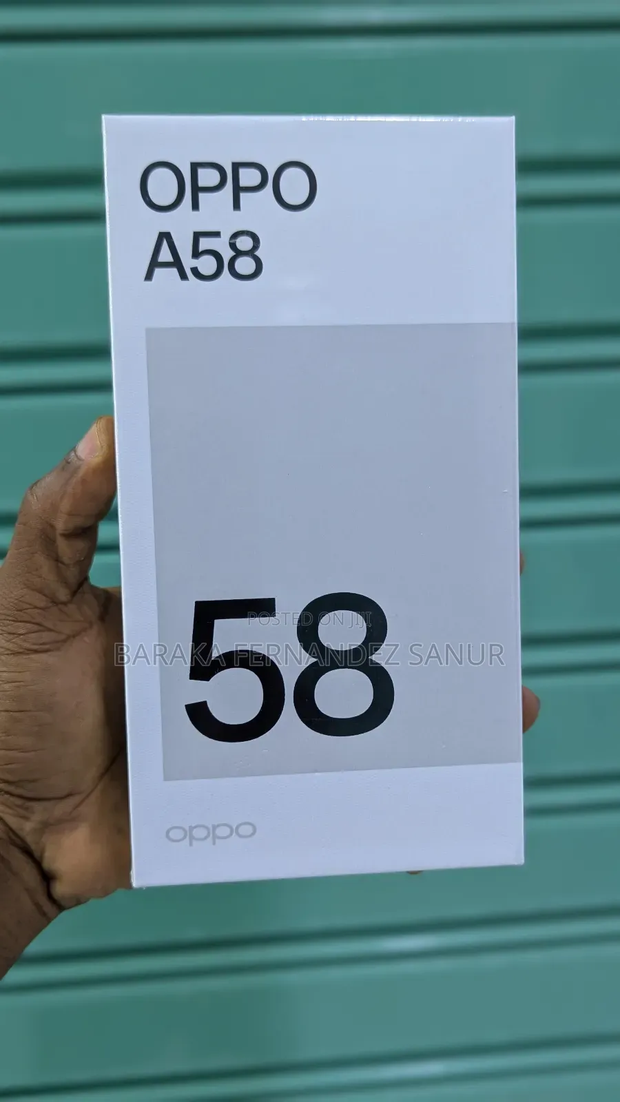 New Oppo A58 128 GB Green