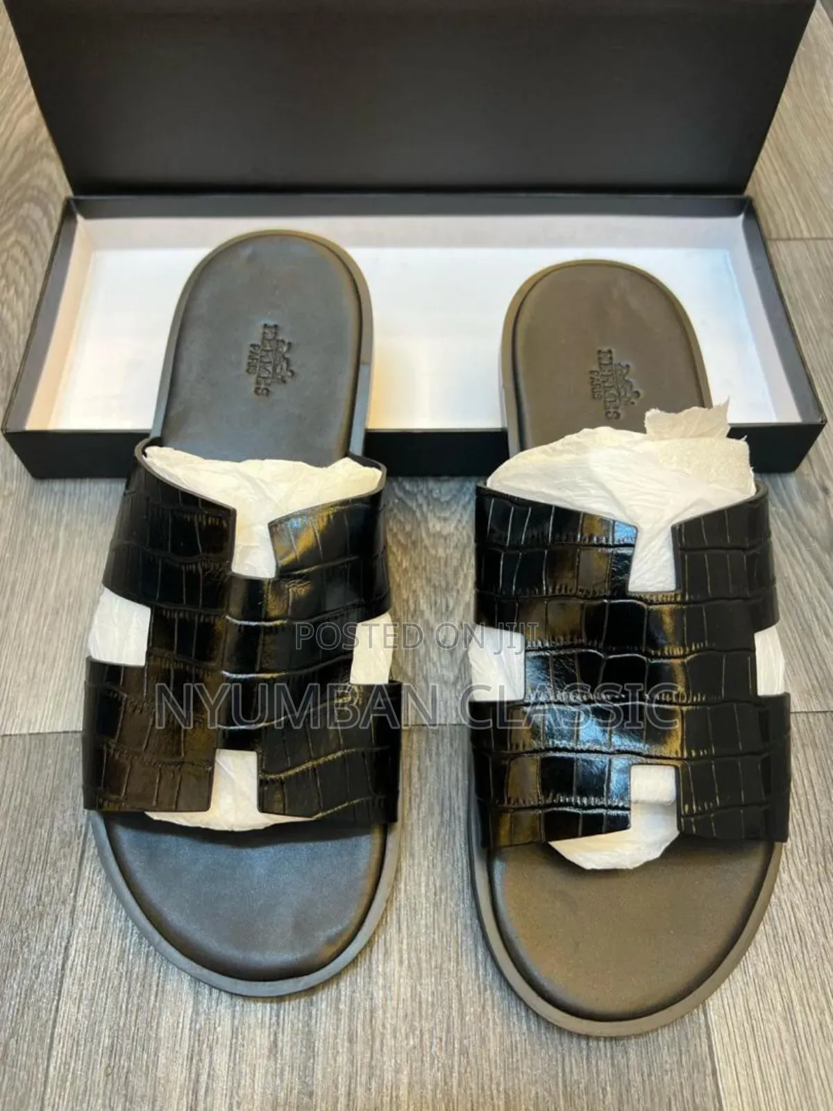 Hermes Paris Leather