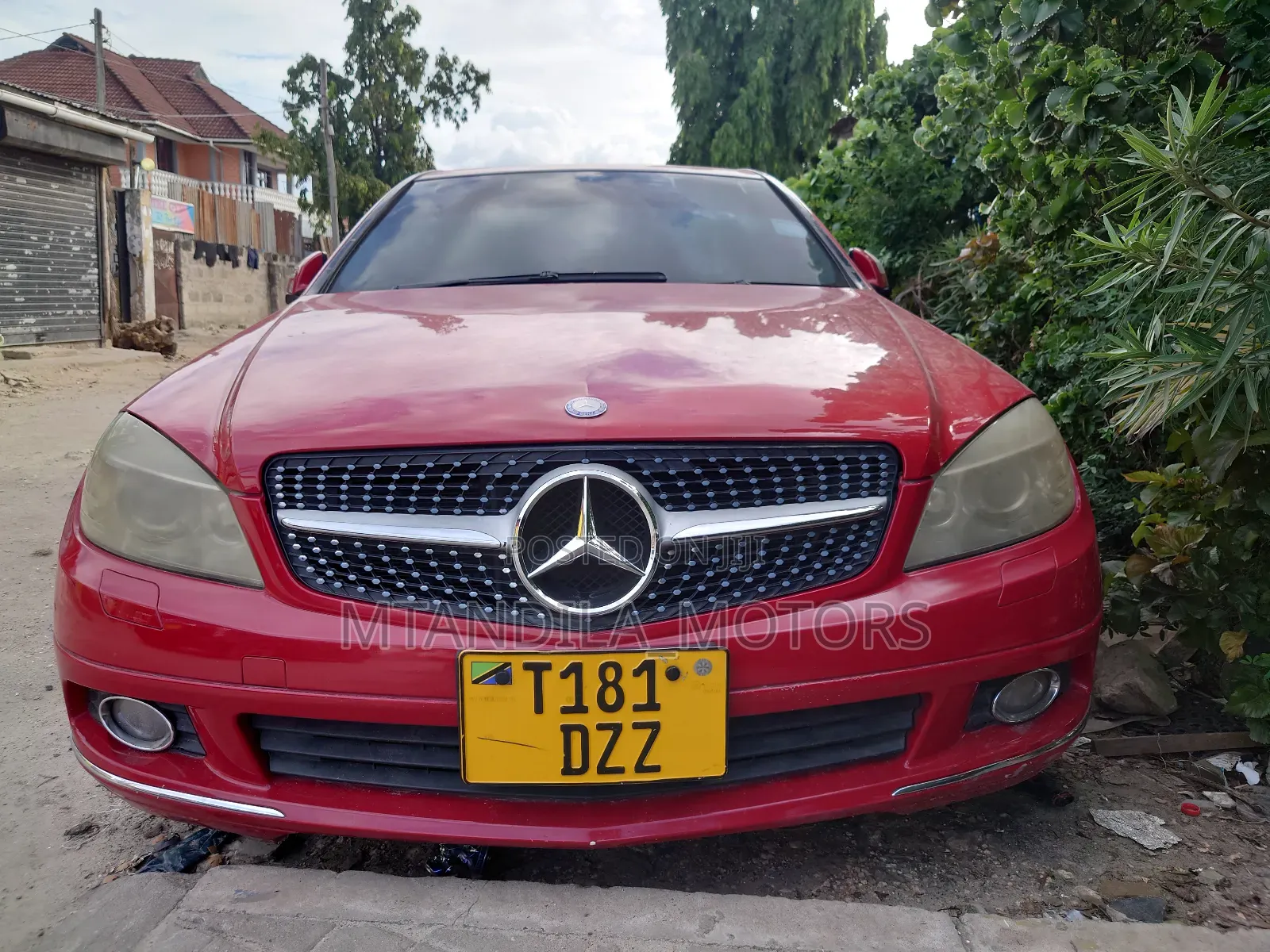 Mercedes-Benz C-Class C 180 Kompressor (S204) 2008 Red