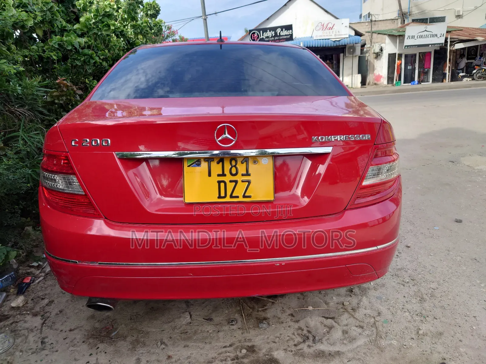 Mercedes-Benz C-Class C 180 Kompressor (S204) 2008 Red