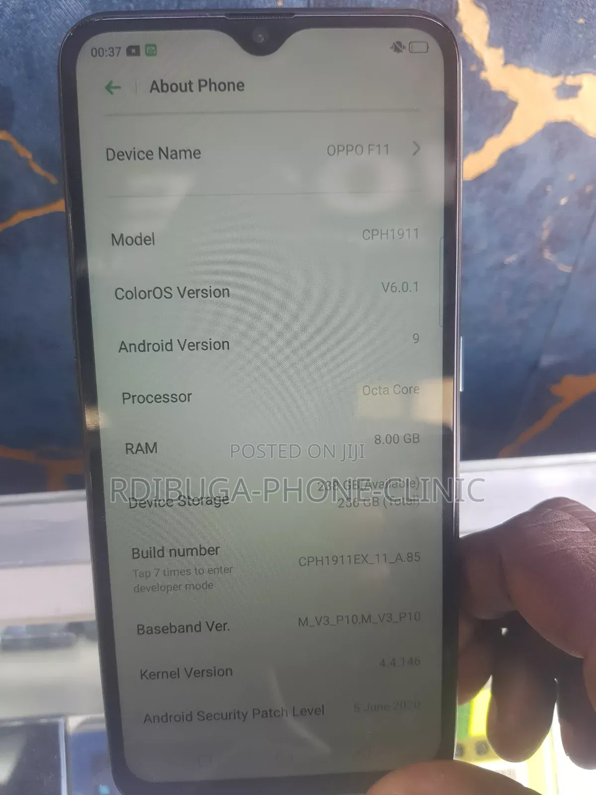 Oppo F11 64 GB Black