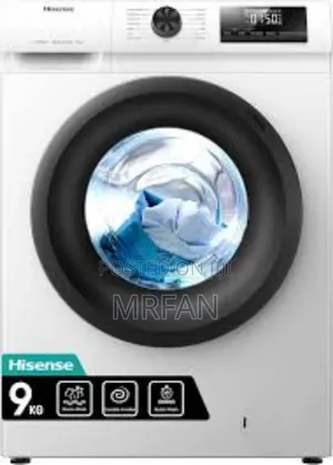 *Hisense Front Load Automatic Washing Machine 9.Kg