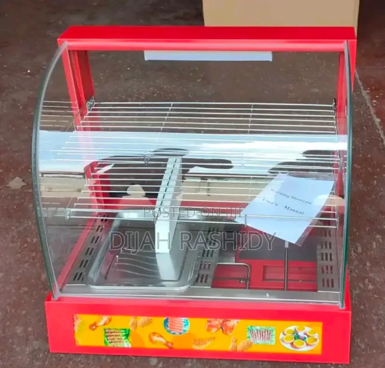 Two Tray Food Warmer Display
