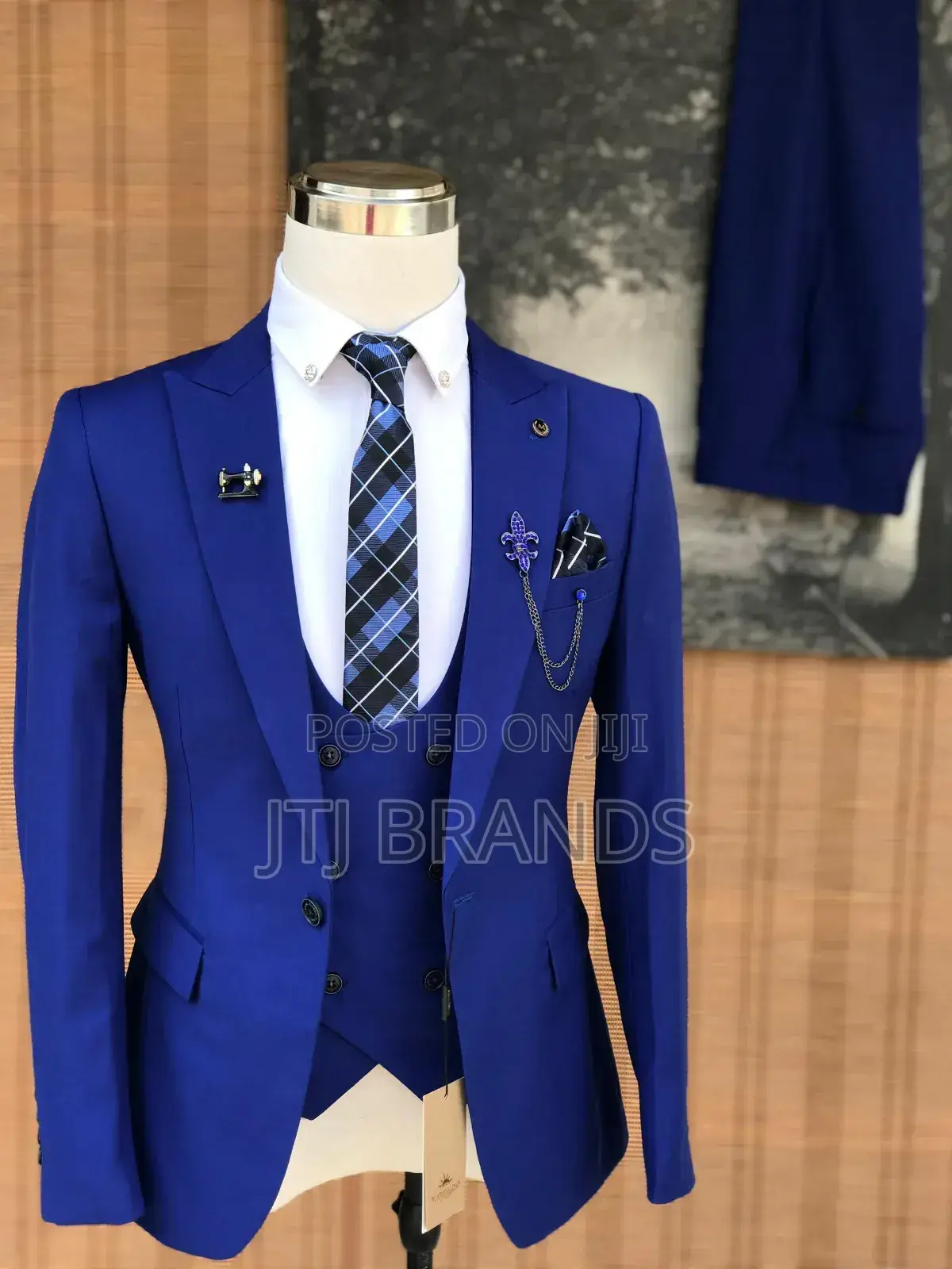 3pc Blue Suit
