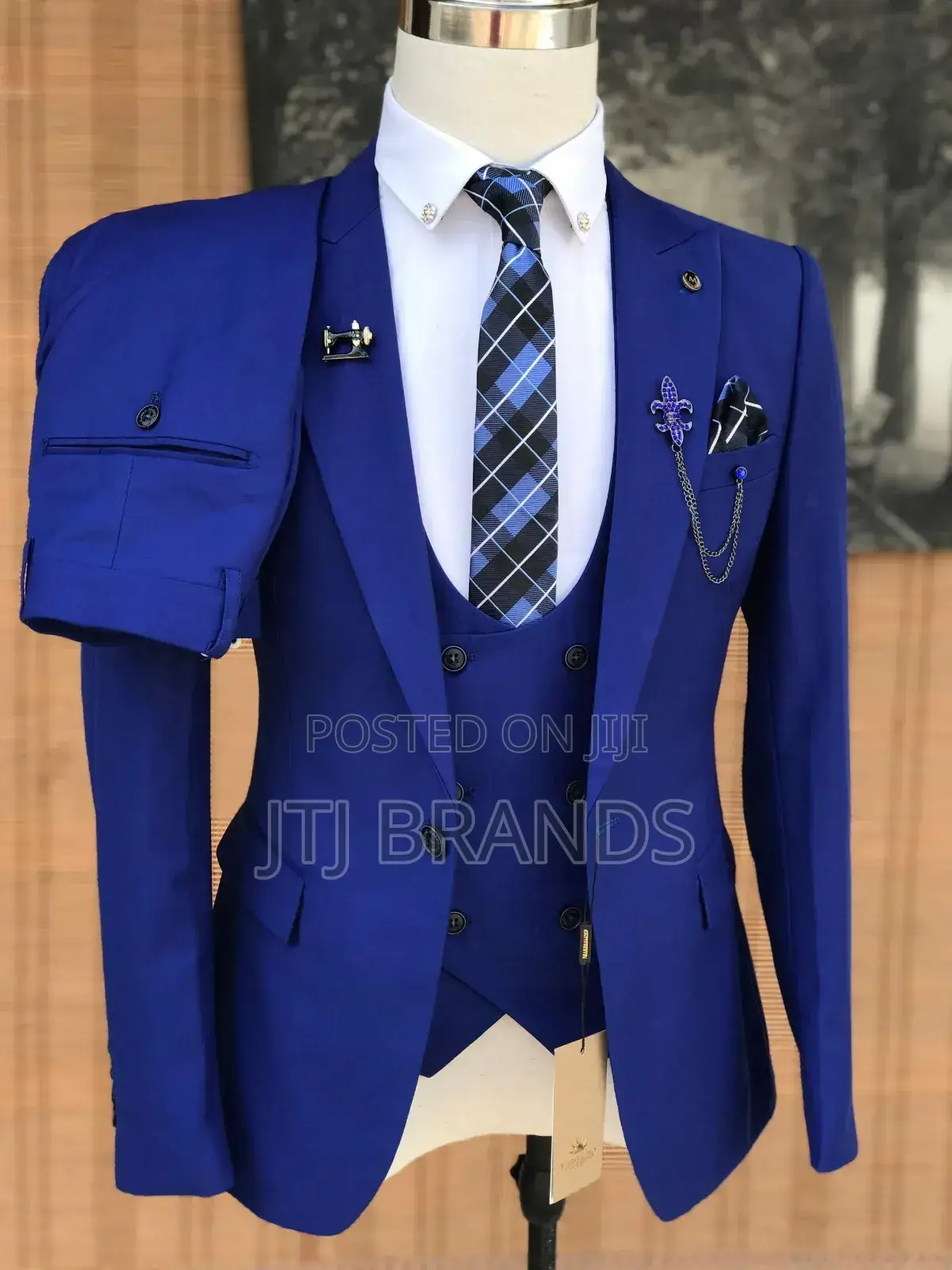 3pc Blue Suit