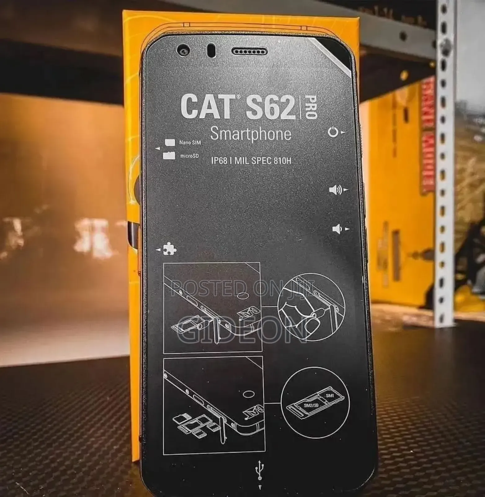 New Cat S62 Pro 128 GB Black