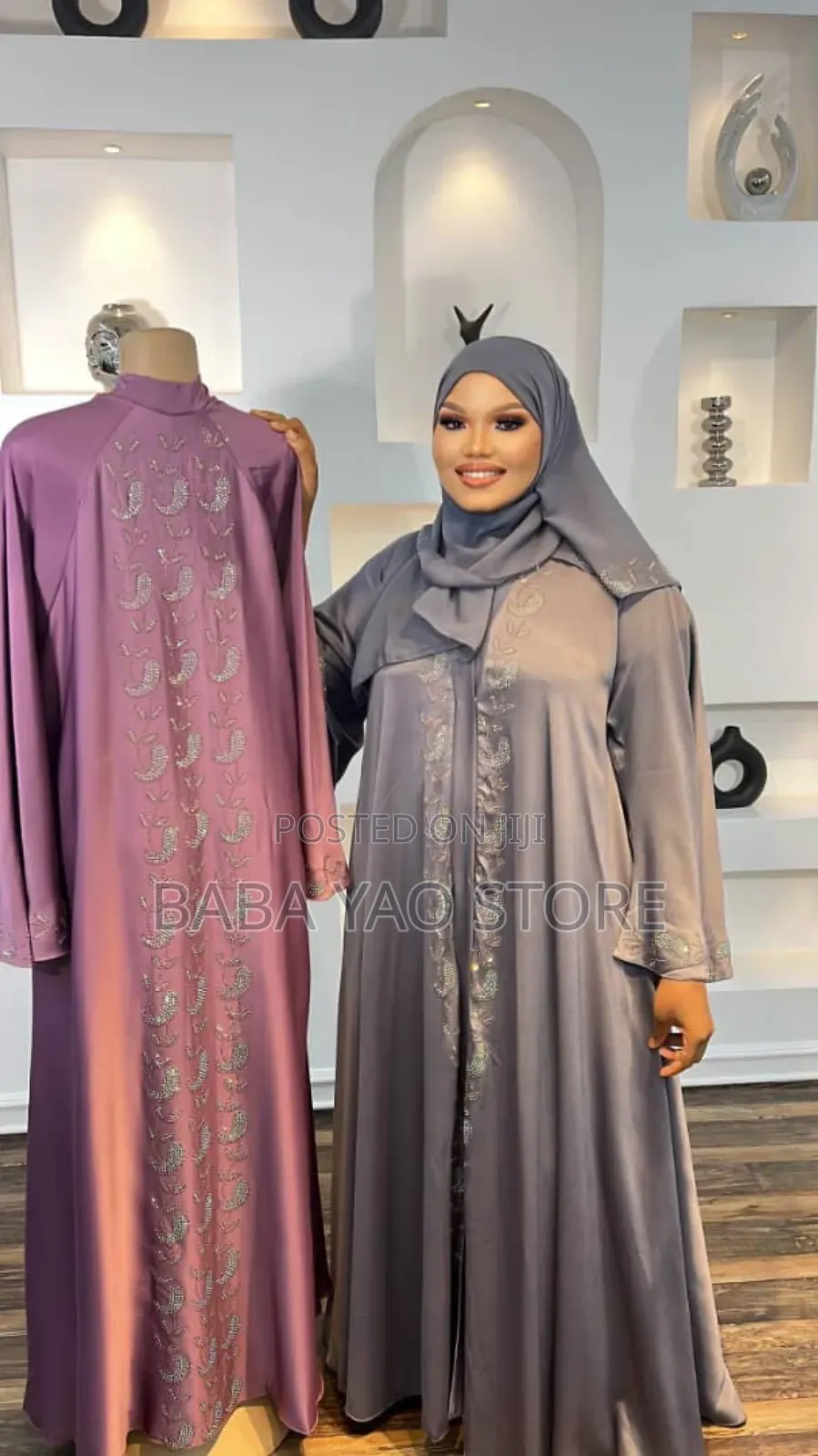 Abaya Dresses Style High-Grade Long-Sleeved High-Waist