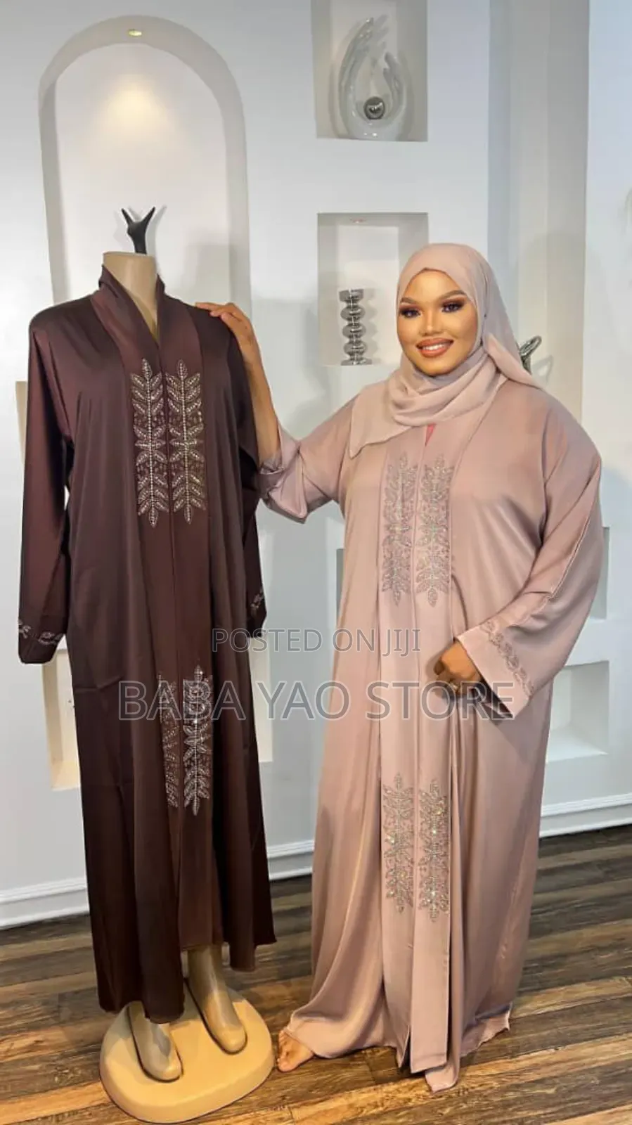 Abaya Dresses Style High-Grade Long-Sleeved High-Waist