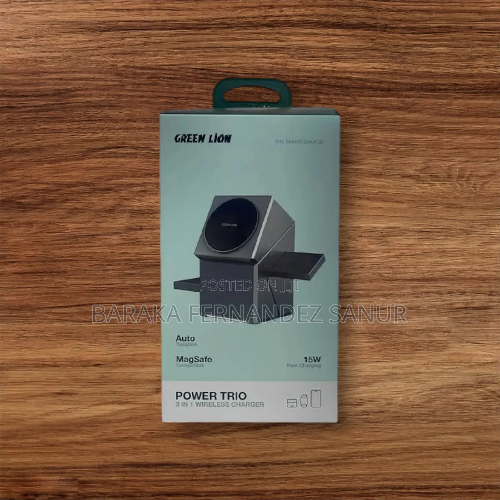 Green Lion Power Trio 3-in-1 Wireless Charger With Magsafe