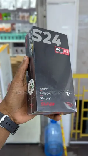 New Itel S24 128 GB Black