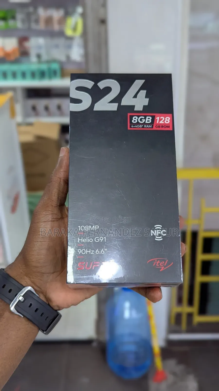 New Itel S24 128 GB Black
