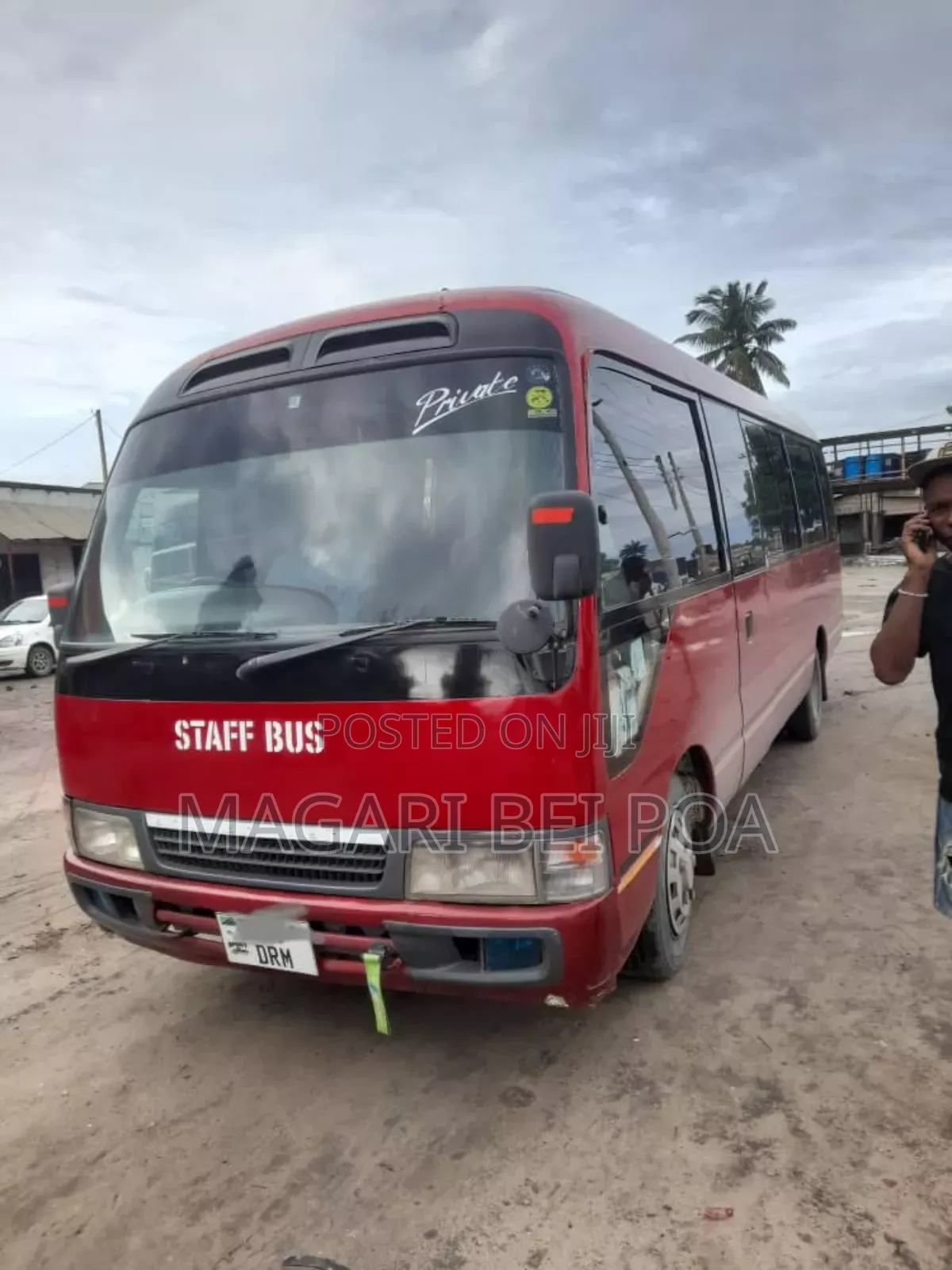 Toyota Coaster 2004 Red