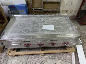 1200mm Large 4 Burner Commercial Gas Griddle (12 Chapati)