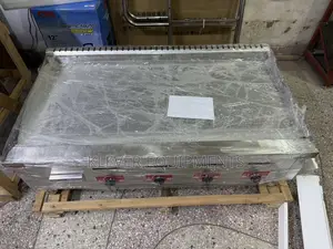 1200mm Large 4 Burner Commercial Gas Griddle (12 Chapati)