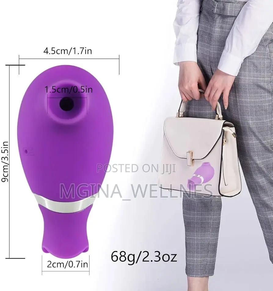 Quiet Clito Sucking Vibrator With Nipple Stimulator,