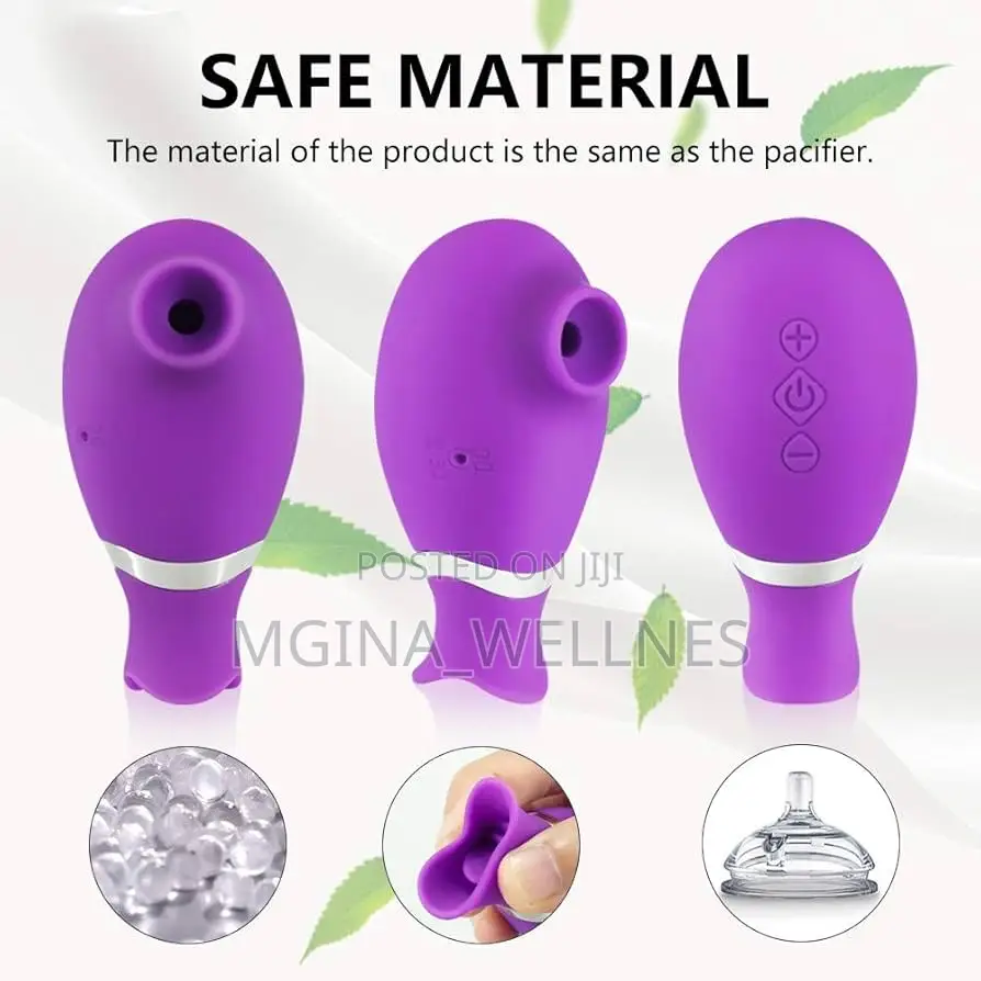 Quiet Clito Sucking Vibrator With Nipple Stimulator,