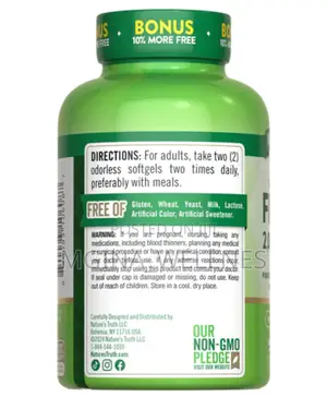Nature's Truth Odorless Lemon Flavor Fish Oil