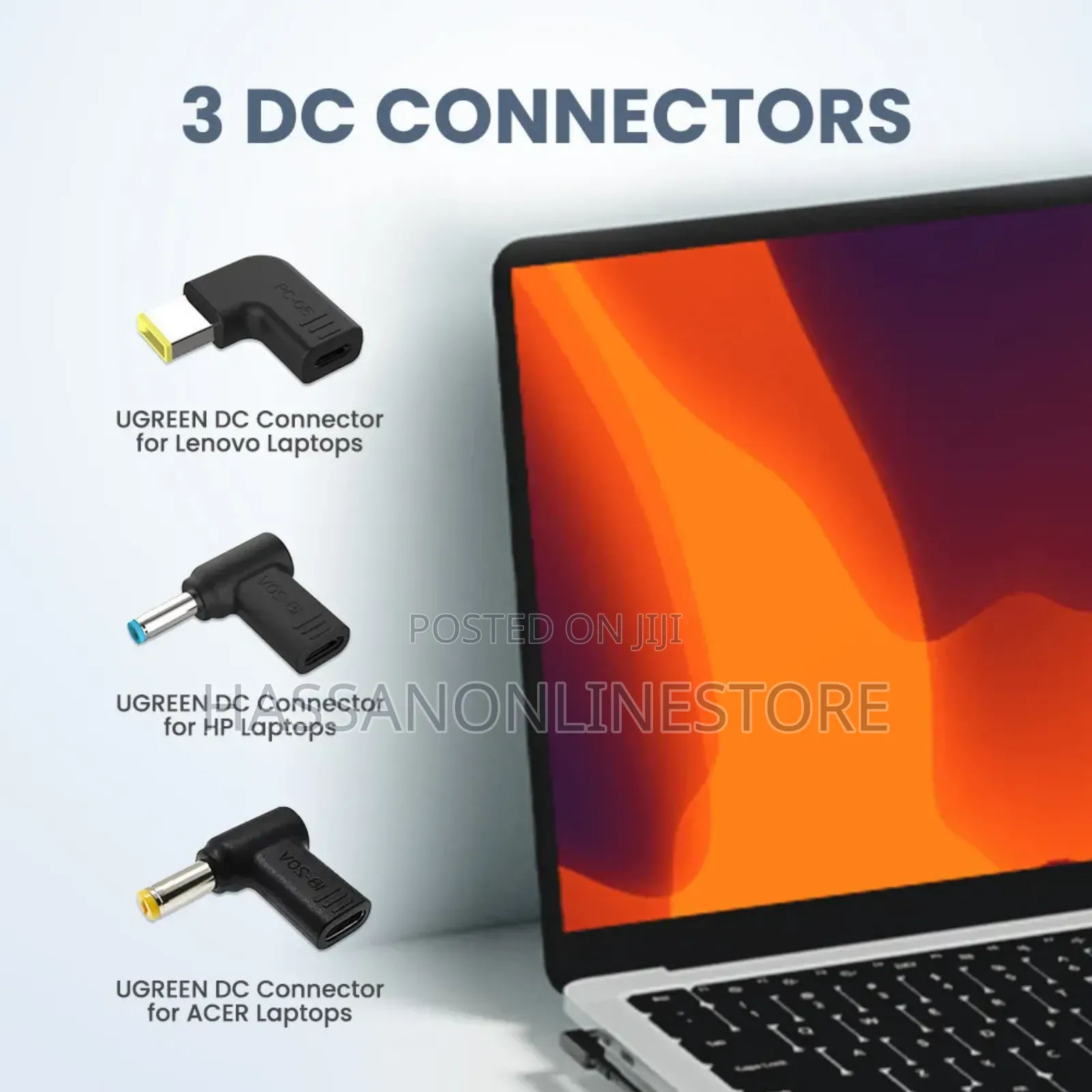 Ugreen 67w Power Adapter Usb C Fast Charge With 3 Connectors