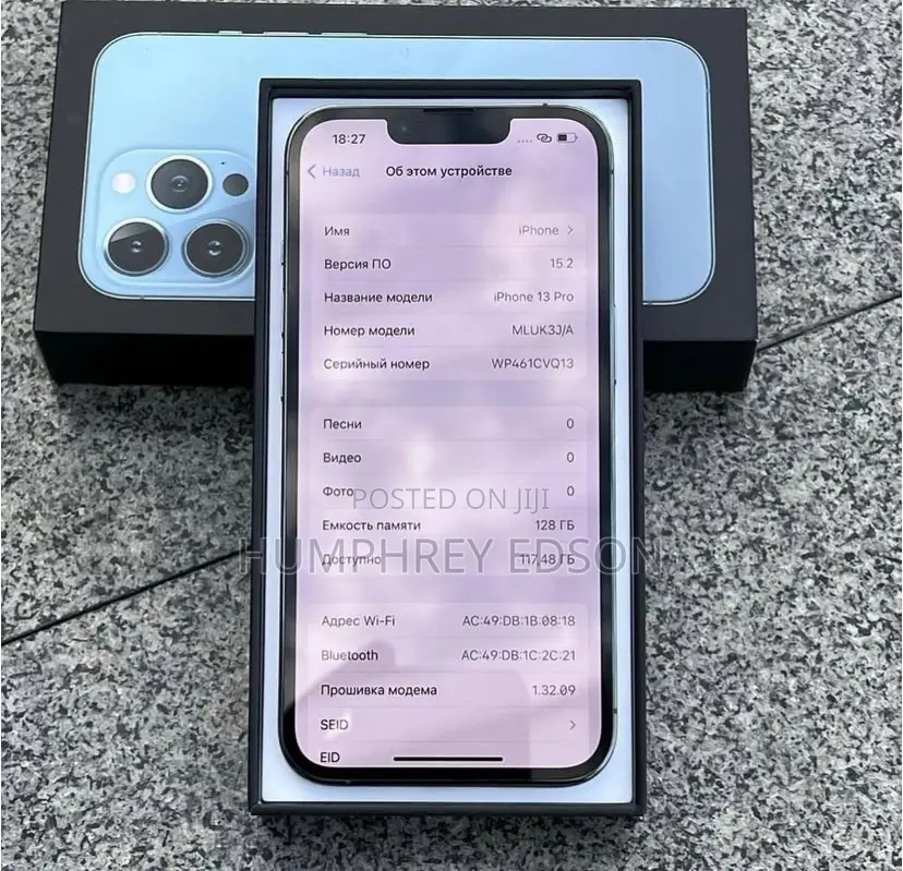 New Apple iPhone 13 Pro 128 GB Blue