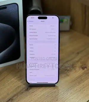 New Apple iPhone 15 Pro Max 256 GB Blue
