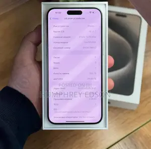New Apple iPhone 15 Pro Max 256 GB Silver