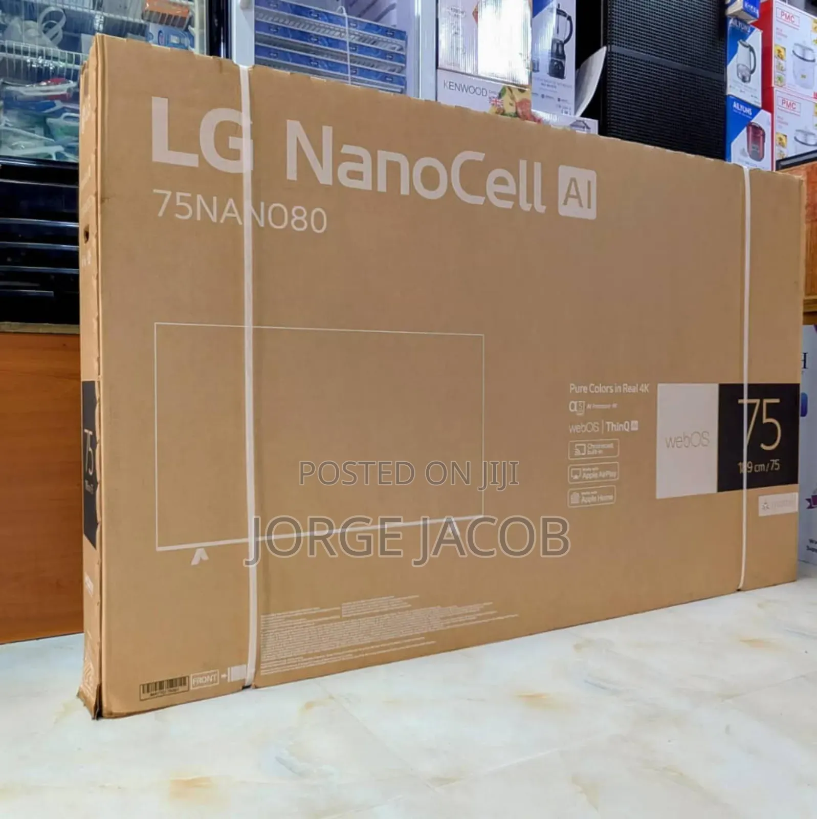 75 Inch Lg Nanocell Ai Nano80 Smart Tv Ai Magic Remote