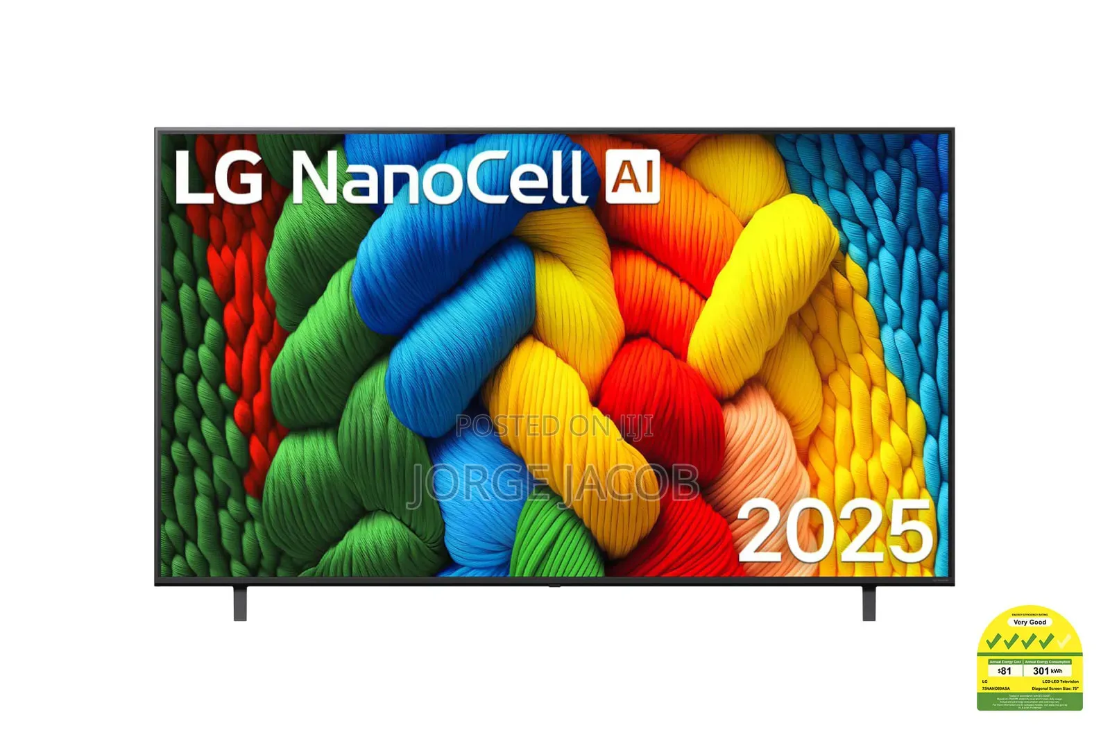 75 Inch Lg Nanocell Ai Nano80 Smart Tv Ai Magic Remote