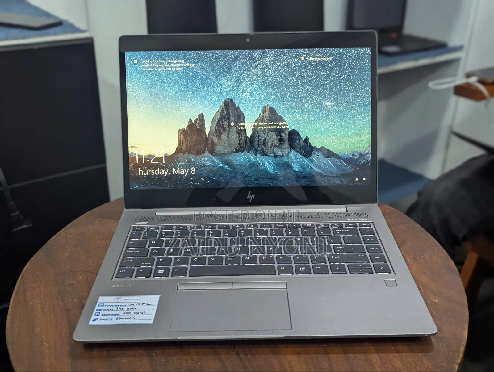 New Laptop HP ZBook 14u G6 8GB Intel Core I5 SSD 512GB