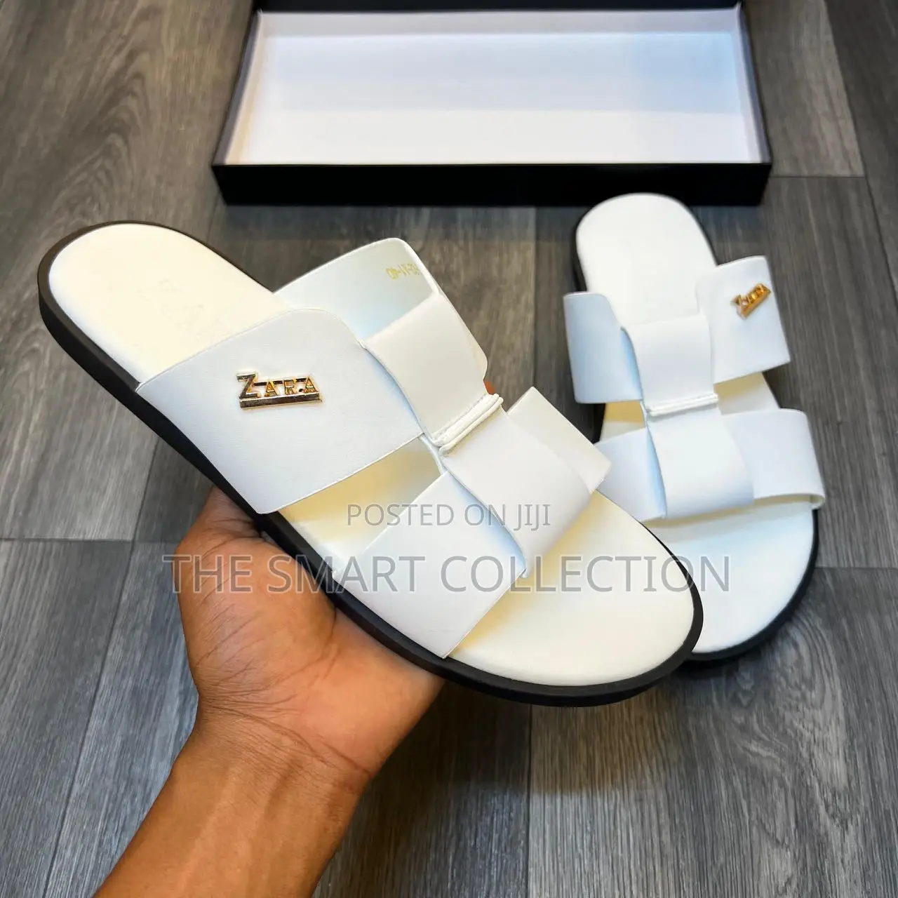 Zara White Sandal